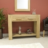 Milan Oak Console Table