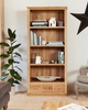 Rhone Solid Oak 3 Drawer Bookcase