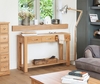 Rhone Solid Oak Console Table