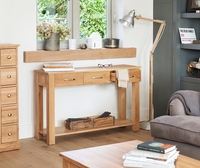 Rhone Solid Oak Console Table
