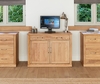 Rhone Solid Oak Hidden Home Office