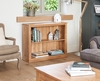 Rhone Solid Oak Low Bookcase