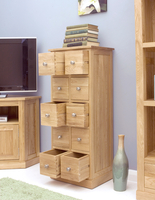 Rhone Solid Oak Multi-Drawer Storage Chest