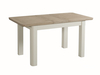 Veneto 140cm Oak Painted Extending Dining Table