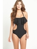 Resort Mix And Match Ruffle Cut Out Swimsuit