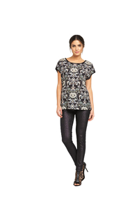 Ted Baker Sariba Glitter Foil Skinny Jeans