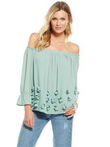 V By Very 3D Bardot Blouse