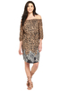 V By Very Bardot Printed Draw String Dress