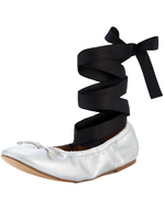 V By Very Bluebell Tie Around Ballerina Pumps