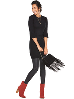 V By Very Colour Block Fluted Sleeve Tunic