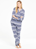 V By Very Fairisle Flannel Pj Set