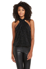 V By Very Lurex Wrap Halter Top