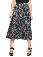 V By Very Mono Print Pleat Skirt