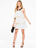 V By Very Ruffle Neck Contrast Dress