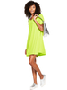 V By Very V Neck Jersey Crepe Swing Mini Dress