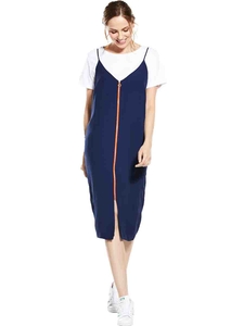 V By Very Zip Front Slip Dress