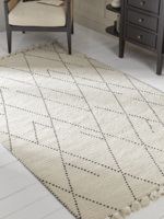 Adriana Rug - Cream and Black