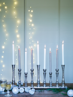 Aged Linear Candelabra