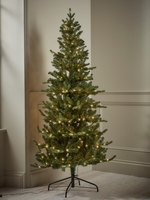 Alaska Slim Pine Pre-Lit Christmas Tree