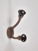 Antique Brass Hook - Black