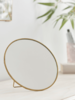 Antique Brass Table Mirror