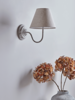 Antique Effect Wall Light - Whitewashed