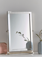 Antique Silver Table Mirror