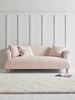 Artes Two Seater Sofa – Soft Blush Herringbone