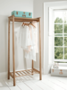 Bergen Oak Clothes Rail