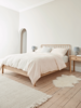 Bergen Oak Double Bed - Natural