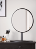 Bergen Oak Dressing Table Mirror - Black
