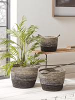 Black Ombre Storage Baskets