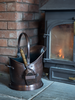 Burnished Copper Coal Scuttle