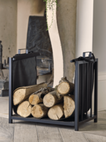 Canvas & Metal Log Holder