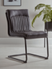 Carbon Leather Dining Chair (Sample)