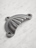 Cast Iron Scalloped Edge Cup Handle