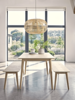 Chevron Oak Dining Table