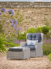 Clovelly Recliner Lounge Chair & Foot Stool
