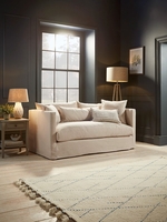 Colmar Two Seater Sofa – Pewter Cotton Linen