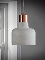 Concrete & Copper Pendant
