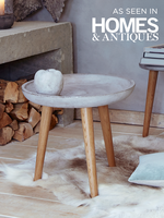 Concrete Topped Side Table