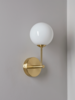 Deco Globe Wall Light
