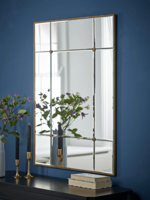 Decorative Panelled Mirror - Rectangular
