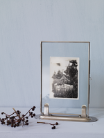 Delicate Standing Glass Frame - Silver