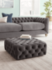 Dora Buttoned Ottoman