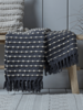 Dotted Throw - Navy