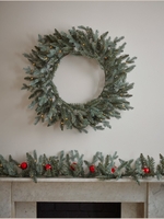 Dusky Pine Pre-Lit Wreath