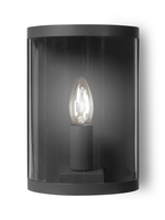 Enclosed Half Lantern - Grey