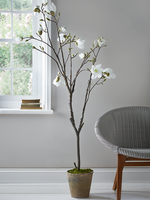Faux Potted Magnolia Tree
