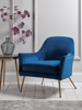 Flex Occasional Chair - Blue Velvet